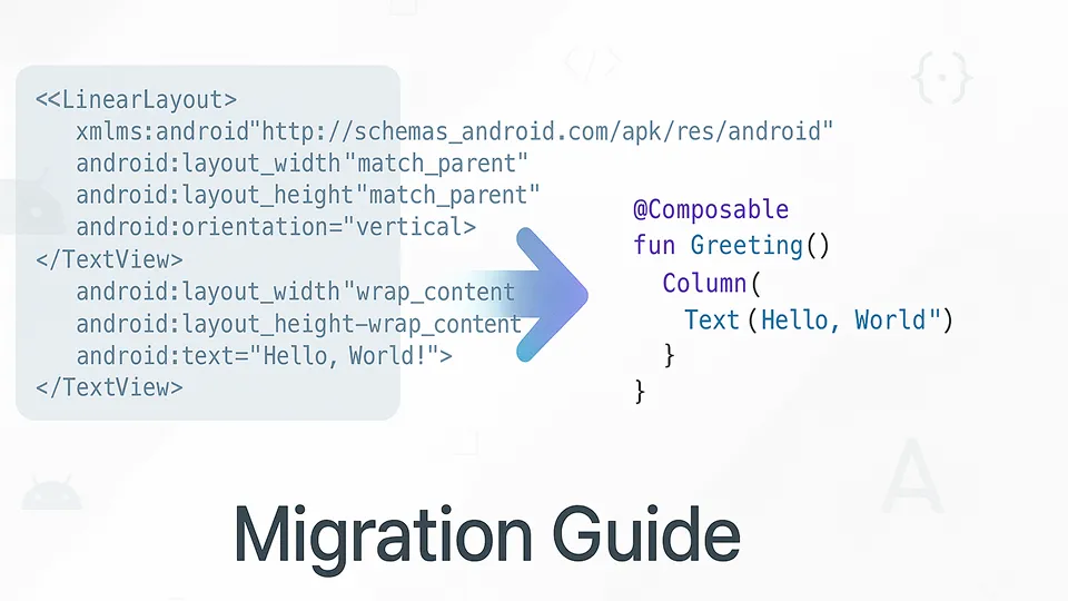 Transform your Android app from traditional XML Views to modern Jetpack Compose with our comprehensive migration strategies and best practices.