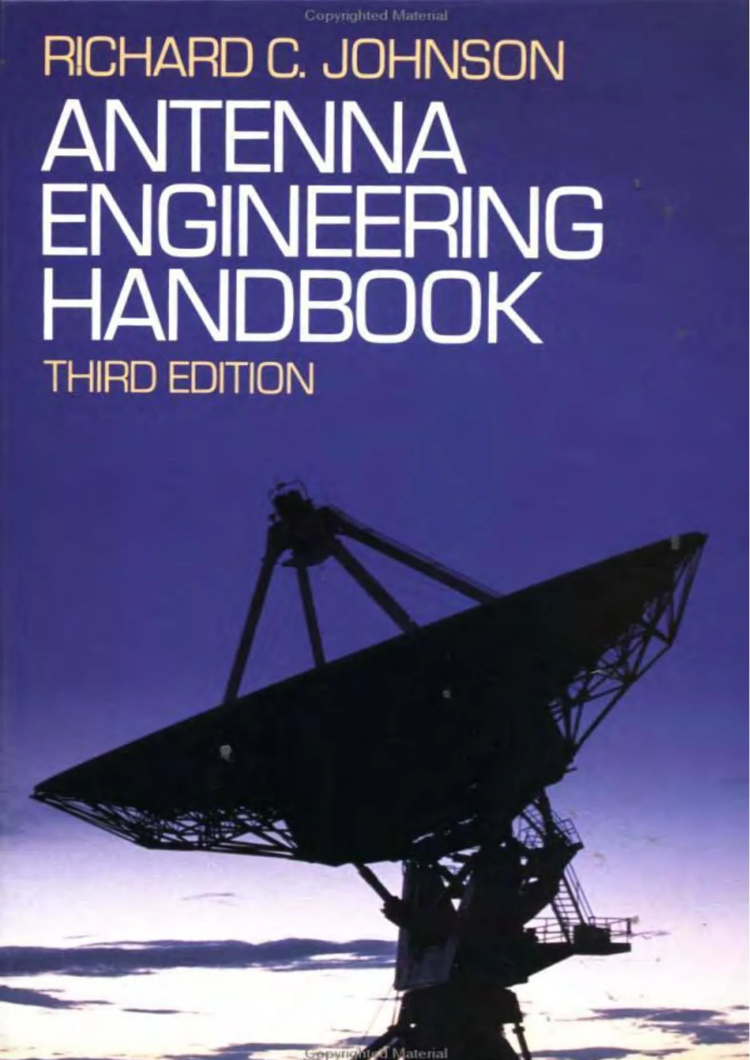 Antenna Engineering Handbook book cover