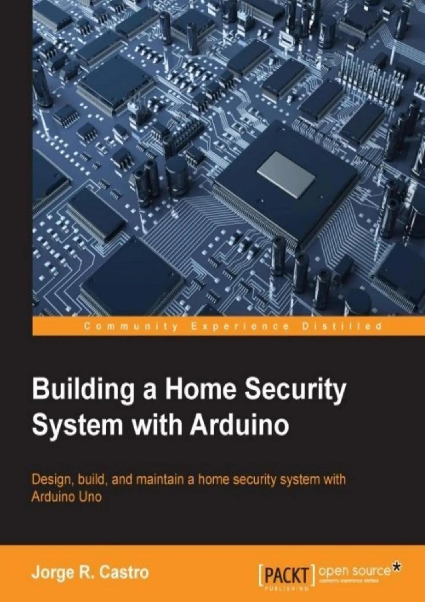 Building a Home Security System with Arduino book cover