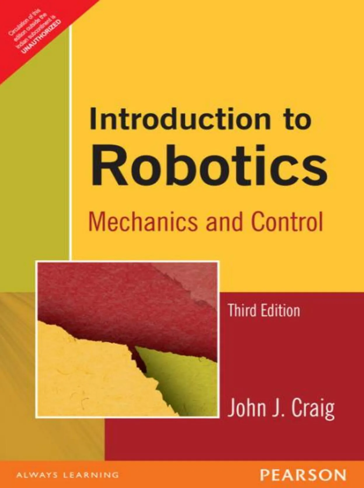 Introduction to Robotics Mechanics and Control book cover