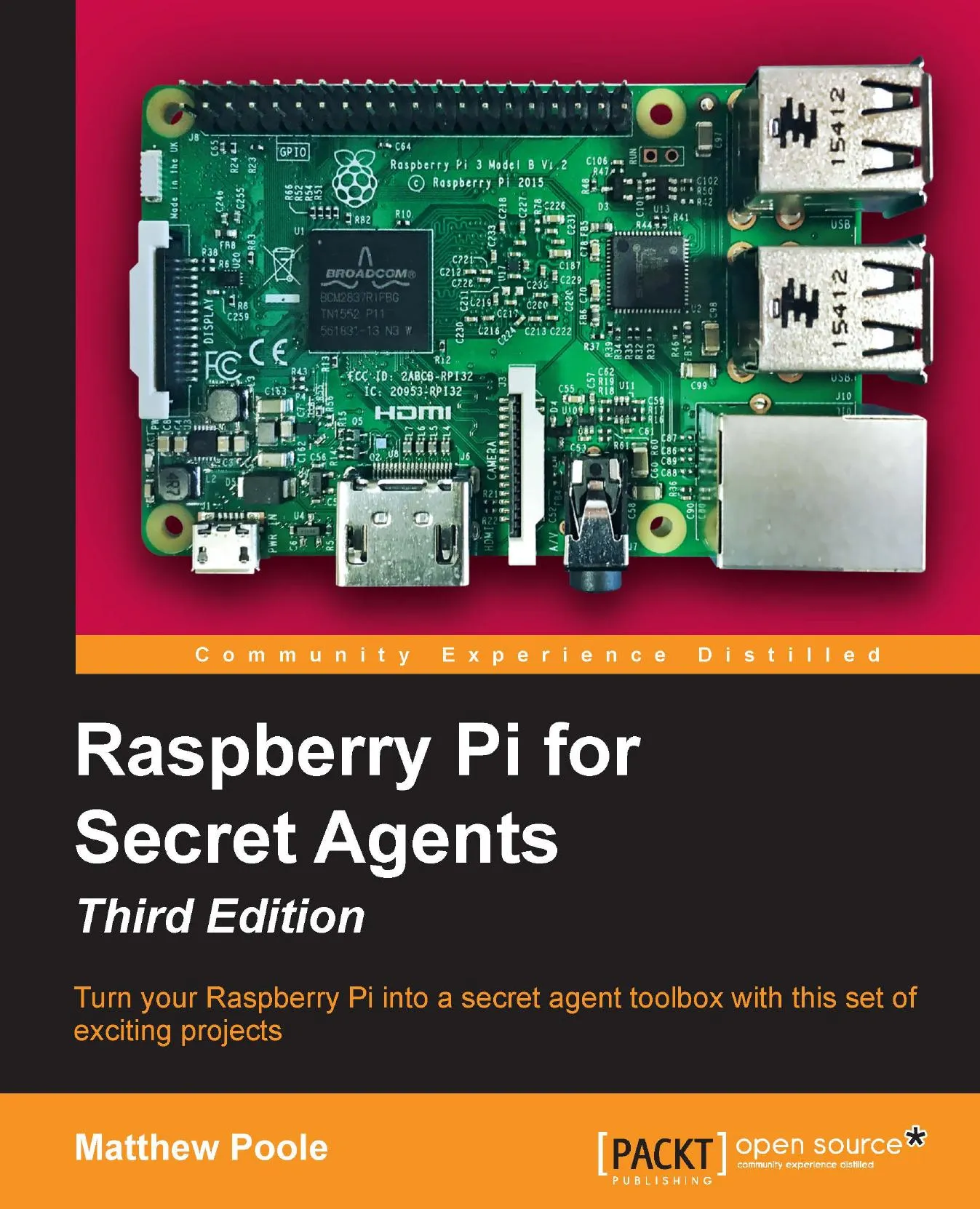 Raspberry Pi for Secret Agents book cover