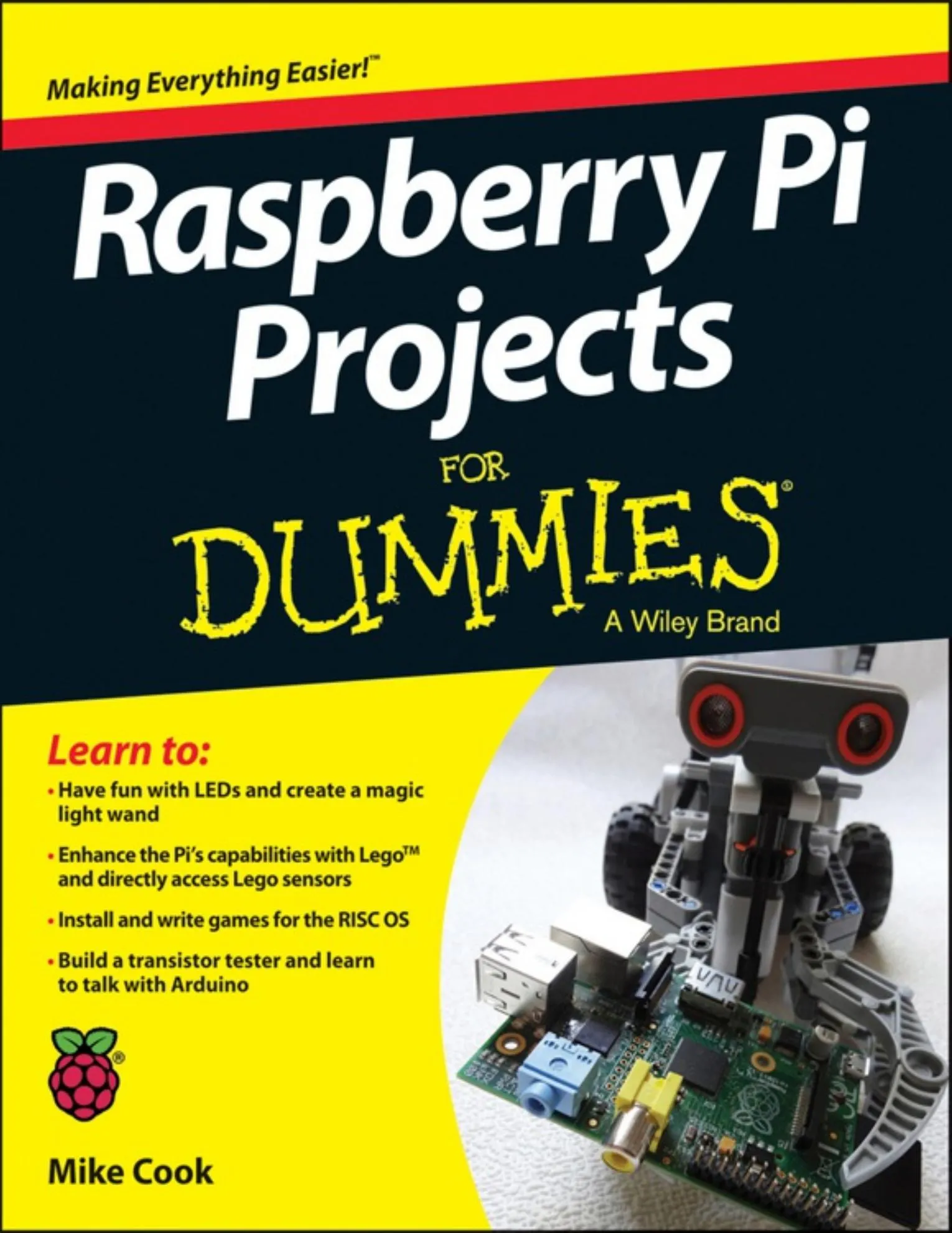 Raspberry Pi Projects For Dummies book cover